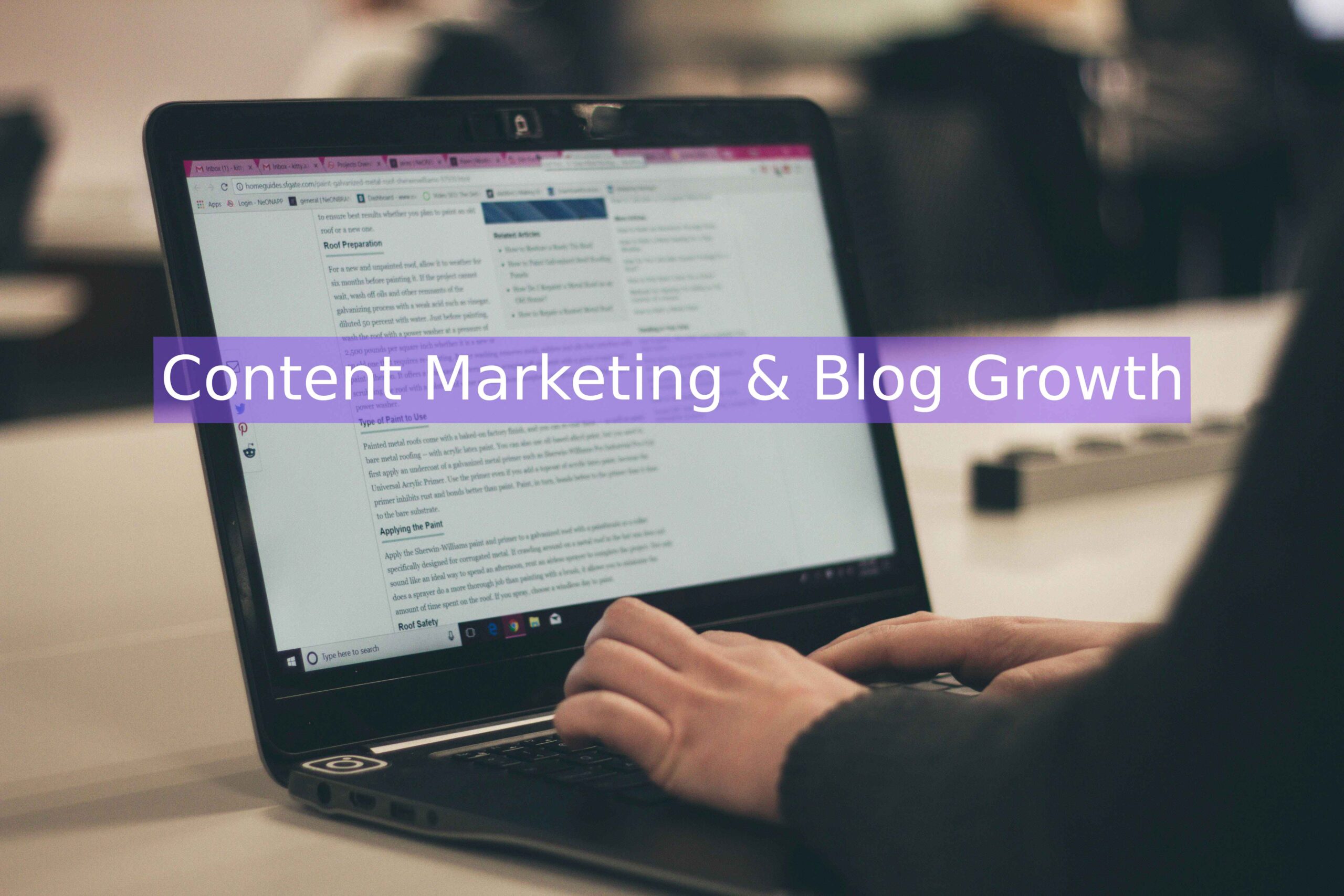 Content marketing services hero image